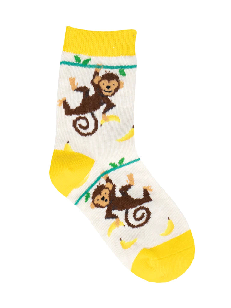 Kids Lil Monkey Socks