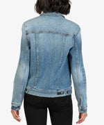 Load image into Gallery viewer, Jacqueline Boyfriend Jacket Controlled Wash
