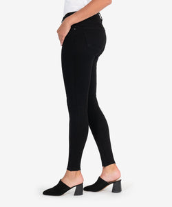 Donna High Rise Ankle Jean Black Wash