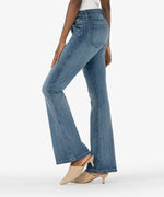 Load image into Gallery viewer, Ana High Rise Flare Jean Oneness Wash
