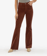 Load image into Gallery viewer, Ana Corduroy High Rise Fab Ab Flare (Cedar)
