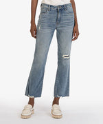 Load image into Gallery viewer, Kelsey High Rise Fab Ab Ankle Flare Acclimated Wash
