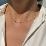 Load image into Gallery viewer, Shimmer Blossom Necklace - Gold
