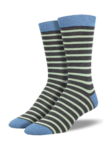 Bamboo Sailor Stripe Men's Socks