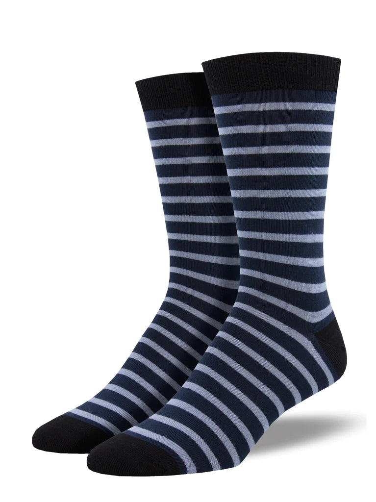 Bamboo Sailor Stripe Men's Socks