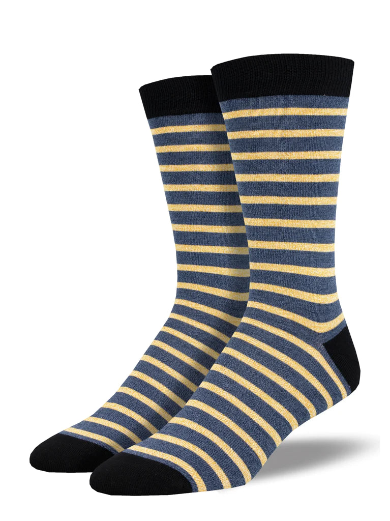 Bamboo Sailor Stripe Men's Socks
