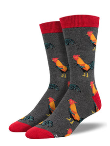 Flock of Roosters Men's Socks