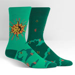 Load image into Gallery viewer, Sun and Moon Men&#39;s Crew Socks
