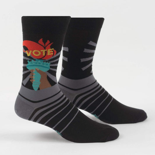 Liberty Enlights The World Men's Crew Socks