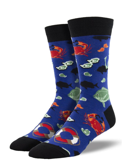 Fresh Catch Crew Socks
