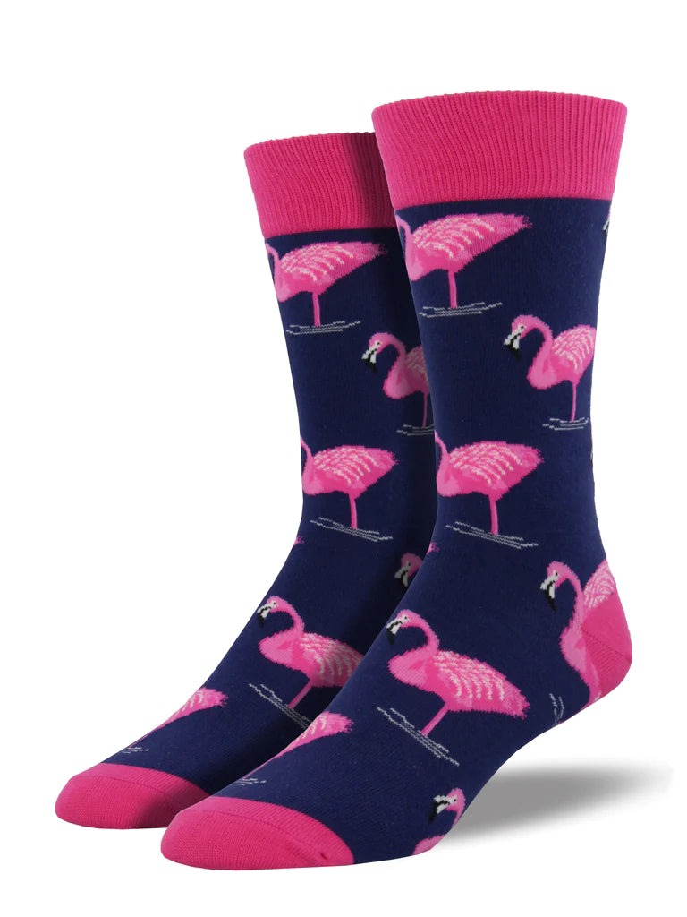 Flamingo Men's Crew Socks