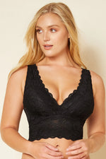 Load image into Gallery viewer, Never Say Never Curvy Plungie Longline Bralette
