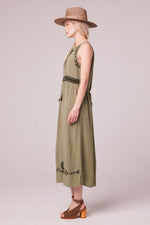 Load image into Gallery viewer, Pavia Embroidered Maxi Dress
