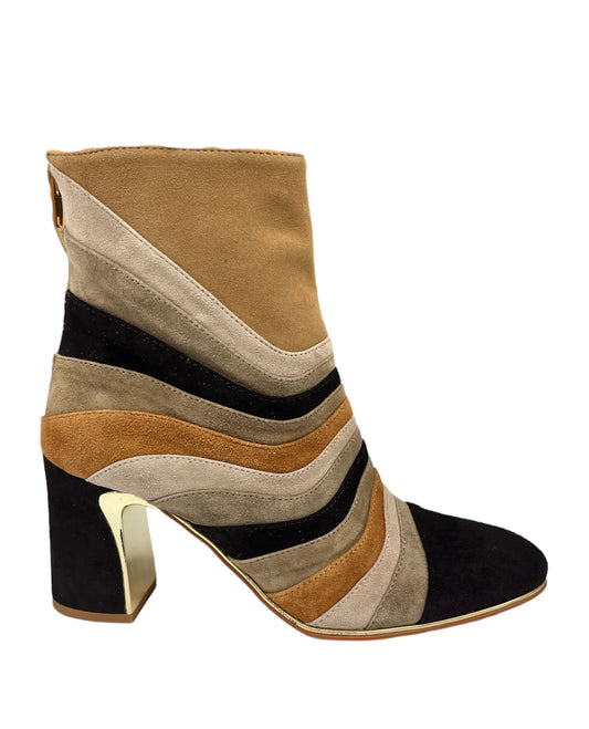 Kattat Boot in Caramel/Multi