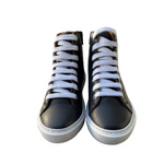 Load image into Gallery viewer, Riley Hi Top Leather Sneaker
