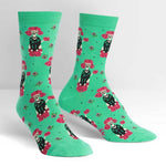 Load image into Gallery viewer, Punk Poodle Women&#39;s Crew Socks
