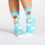 Load image into Gallery viewer, Pup, Pup and Away Women&#39;s Crew Socks
