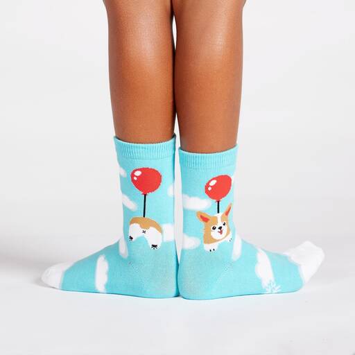 Pup, Pup and Away Youth Crew Socks