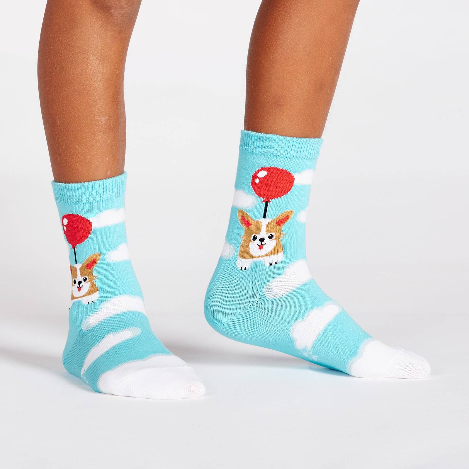 Pup, Pup and Away Youth Crew Socks