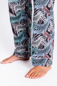 Zebra Flannel PJ Set
