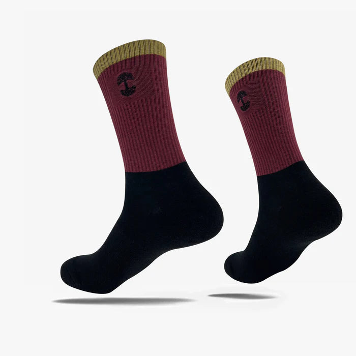 Color Block Sock Brown- Unisex