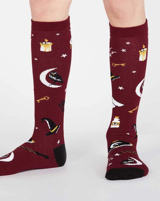 Spells Trouble Youth Knee Hi Socks