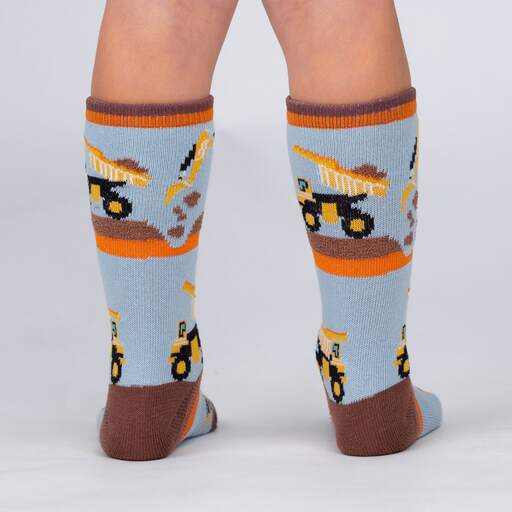 The Big Dig Toddler Knee Socks