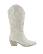 Load image into Gallery viewer, Unaro Western Boot - White Pearl
