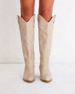 Load image into Gallery viewer, Urson Western Boot - Light Taupe
