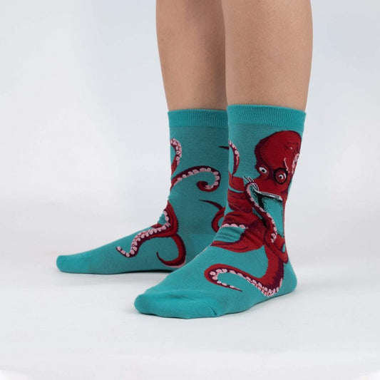 The Octive Reader Women's Crew Socks