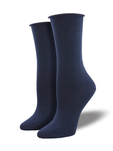 Bamboo Solid Color Women's Socks