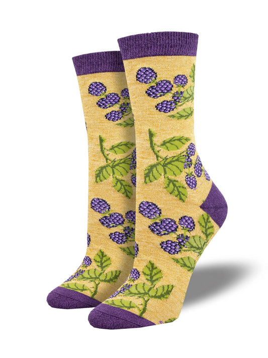 Bunch of Blackberries Women's Boot Sock