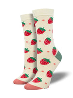 Load image into Gallery viewer, Strawberry Delight Women&#39;s Crew Socks
