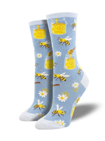Load image into Gallery viewer, Bee My Honey Women&#39;s Crew Socks
