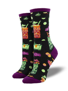 Tiki Drinks Women's Crew Socks