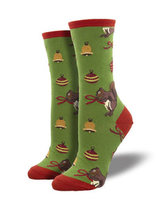 Have A Squirrelly Christmas Women's Socks