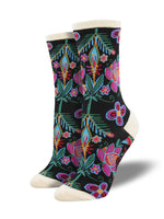 Load image into Gallery viewer, Alyssa Floral Laurel Burch Women&#39;s Socks
