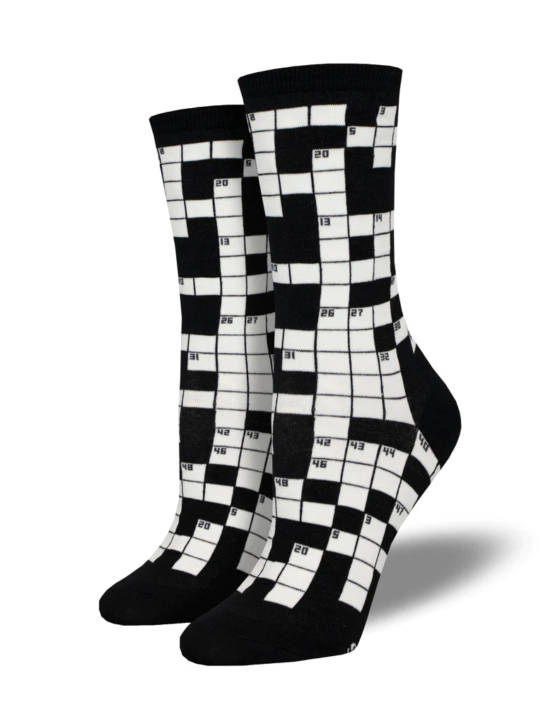 Sunday Crossword Women's Socks