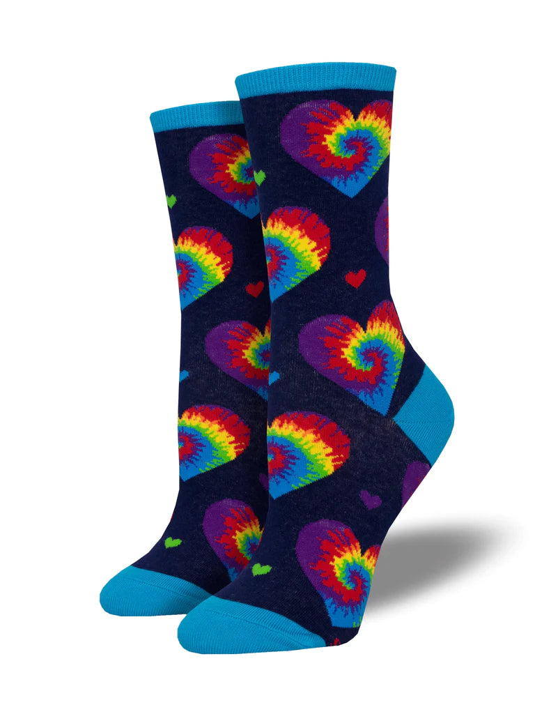 I Heart Tie-Dye Women's Socks
