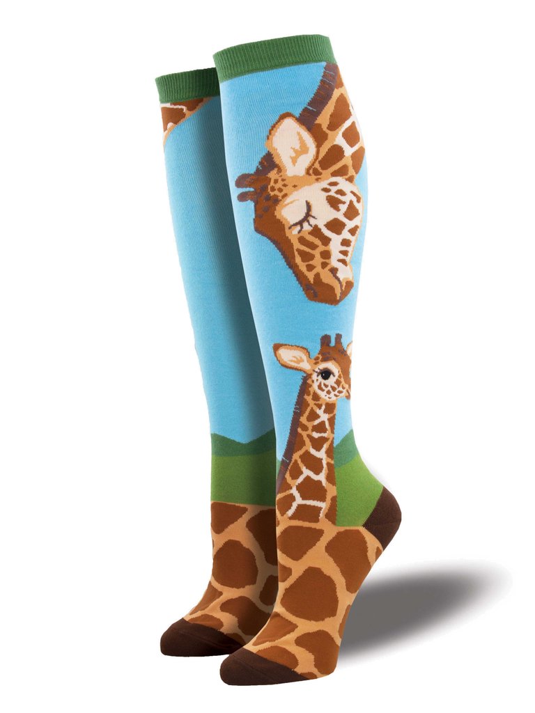 Loving Giraffes Women's Knee High Socks