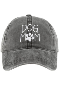 DOG MOM Embroidered Cotton Baseball Caps Dad Hat