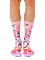 Load image into Gallery viewer, Angel Puppies Crew Socks
