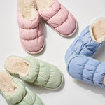Load image into Gallery viewer, Puffy Faux Fur Lined Slippers
