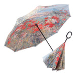 Load image into Gallery viewer, Hassam Celia’s Garden/Isles of Shoals Reverse Umbrella
