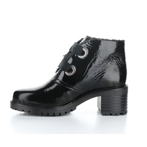 Index Patent Laced Ankle Boot