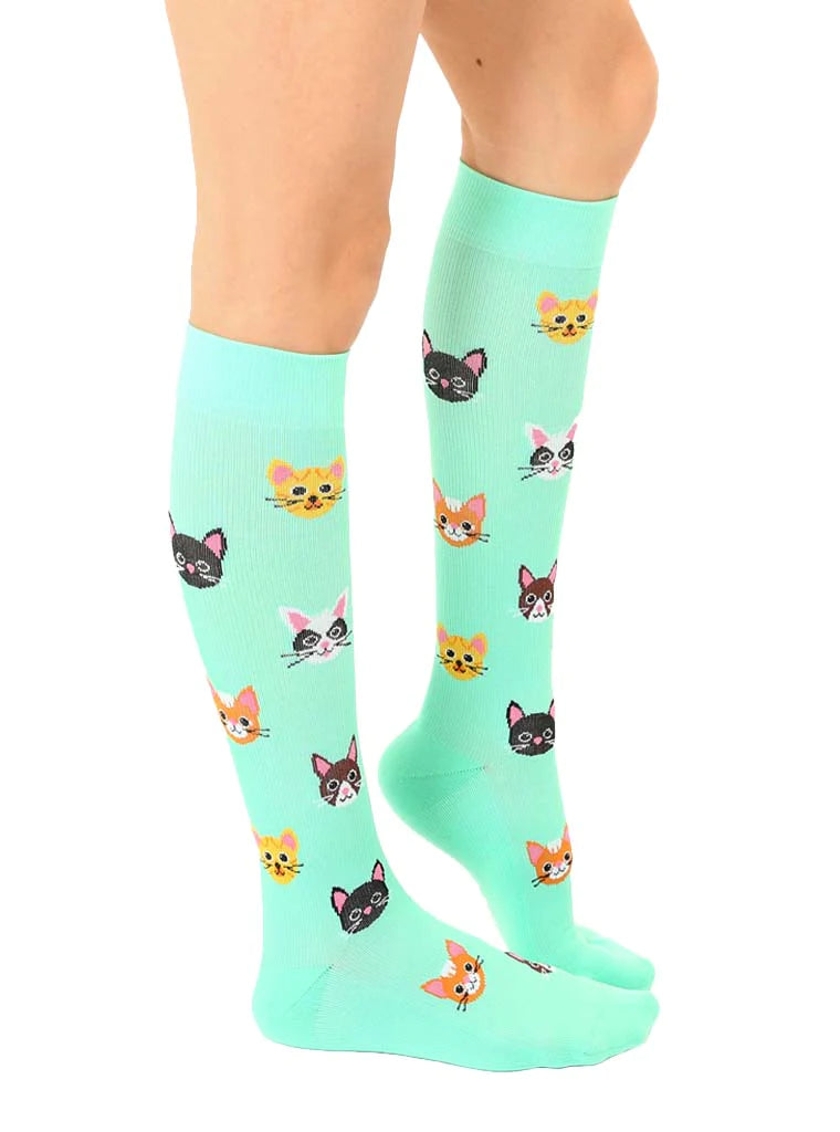 Cat Compression Knee Socks