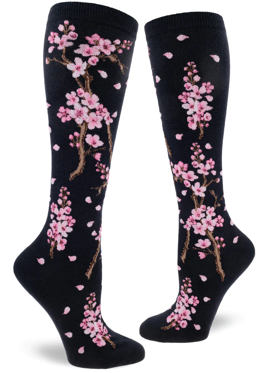 Cherry Blossom Women's Knee Highs