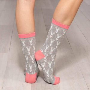 Stag Grey Socks