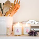 Load image into Gallery viewer, Rose Quartz Crystal Candle - Love
