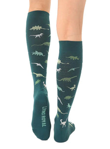 Dino Compression Knee Socks